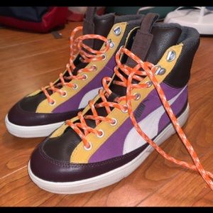 Multi-colored Puma High Tops